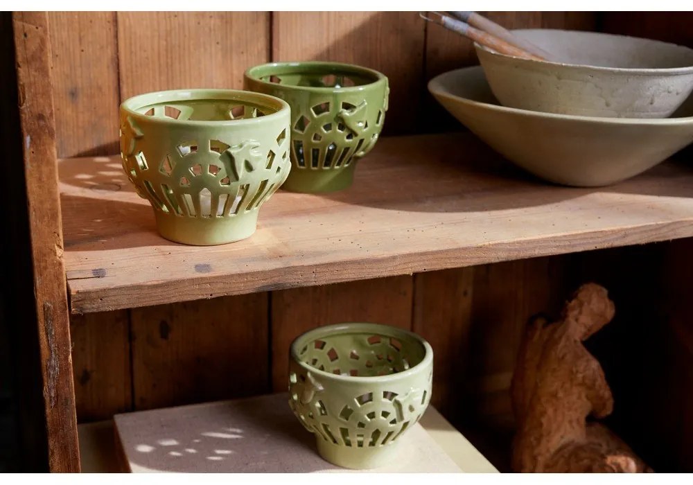 Керамичен свещник Orangery - Kähler Design