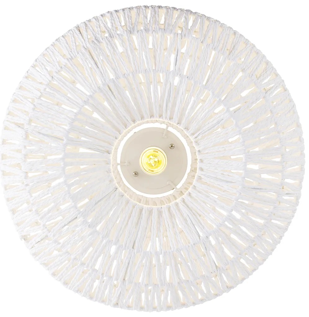 Интелигентен ретро таванен аплик бял с WiFi A60 - Lina