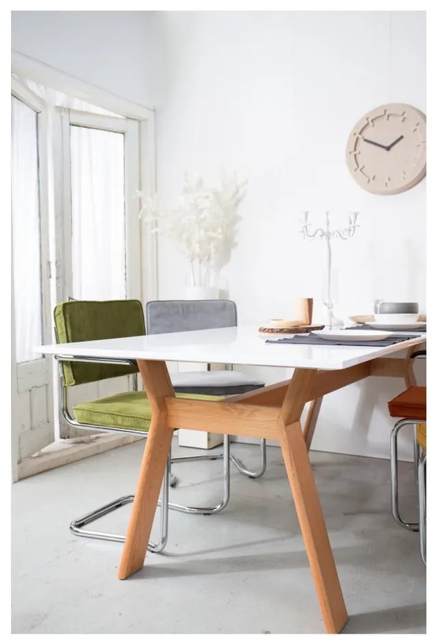 Комплект от 2 черни стола с подлакътници Ridge Kink Rib - Zuiver