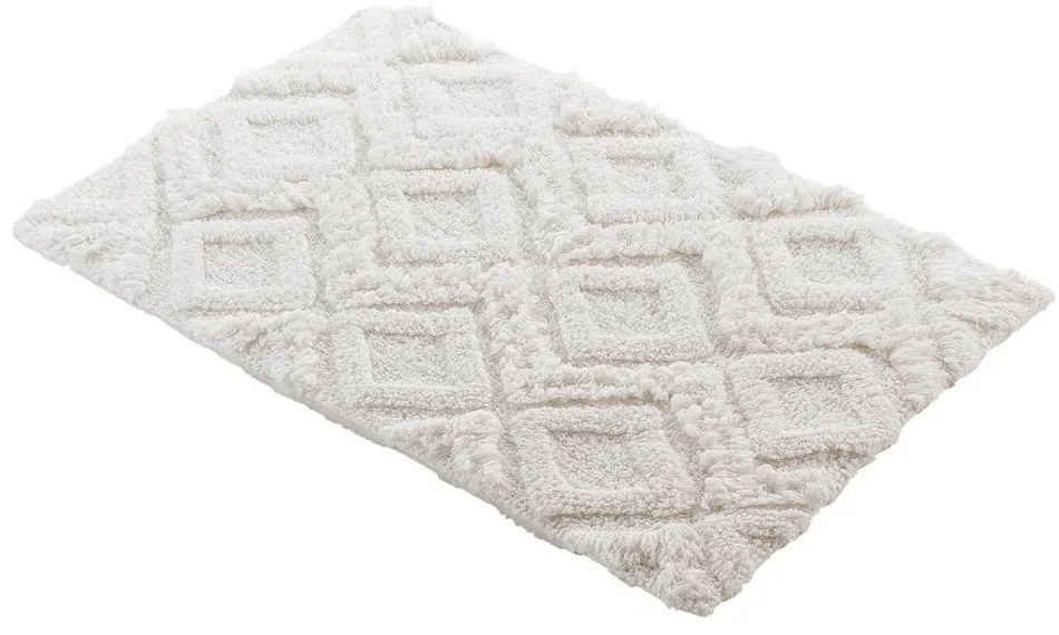 Бял килим за баня 50x80 cm Ikatis – douceur d'intérieur