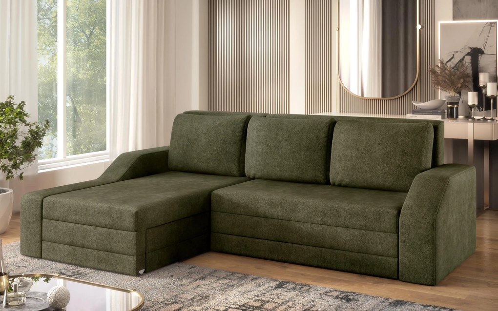 Разтегателен ъглов диван Ръсел