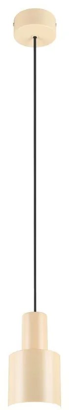 Жълто висящо осветително тяло с метален абажур ø 12 cm Agudo – Trio