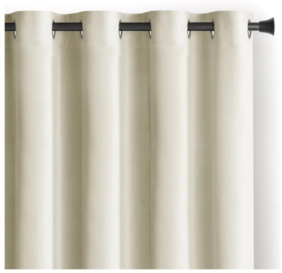 Кремаво затъмняващо перде 140x270 cm Eyelets – Restilo