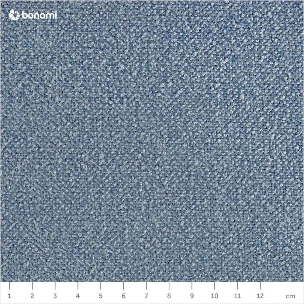 Синьо тапицирано двойно легло с матрак и решетка 180x200 cm Noira Slim - Bonami Selection