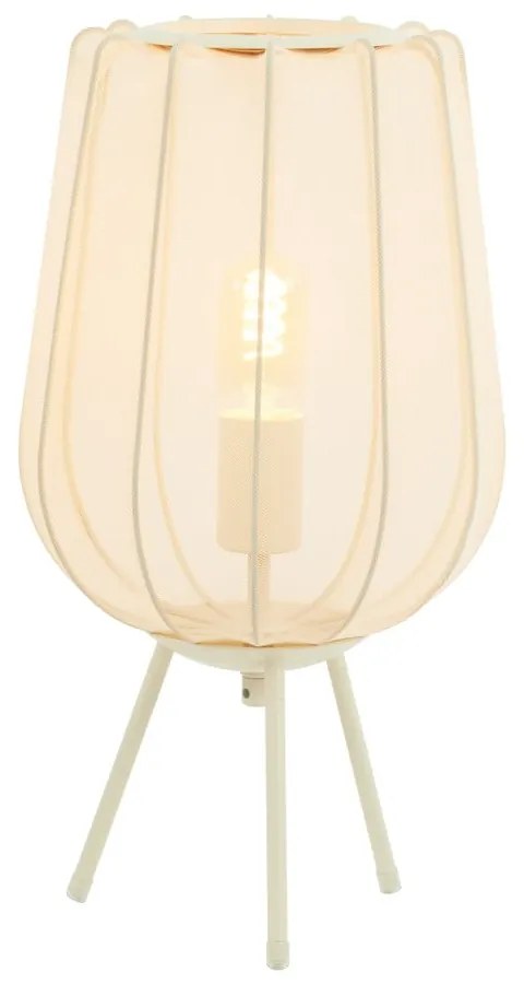 Кремава настолна лампа (височина 45 cm) Plumeria - Light &amp; Living