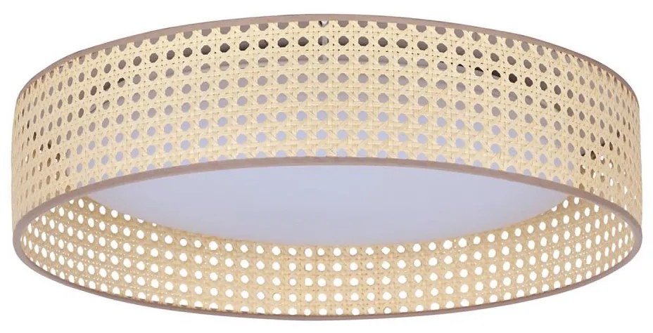 Duolla - LED Плафониера ROLLER LED/24W/230V Ø 45 см ратан