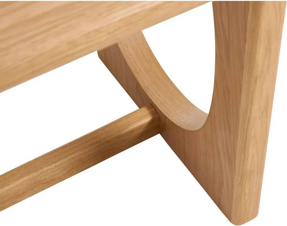Сгъваема трапезна маса от декор от дъб 95x180 cm Flow – Unique Furniture