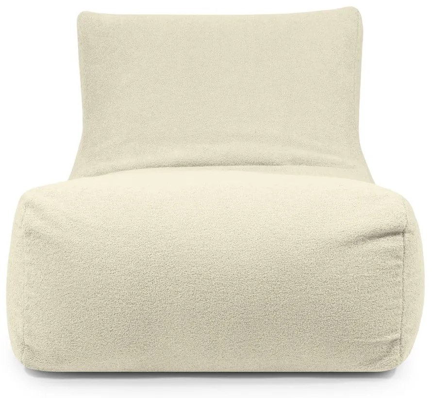 Светлосив пуф от букле Lounge 100 – SLOWDOWN