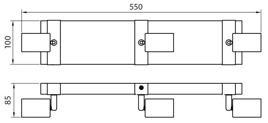 СПОТ 3Х75W Е27