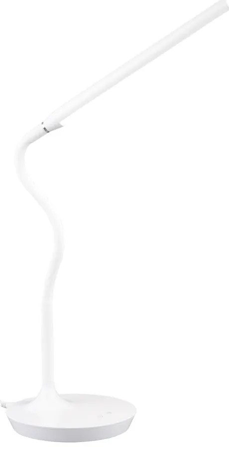 Бяла LED настолна лампа (височина 38 см) Toro - Trio