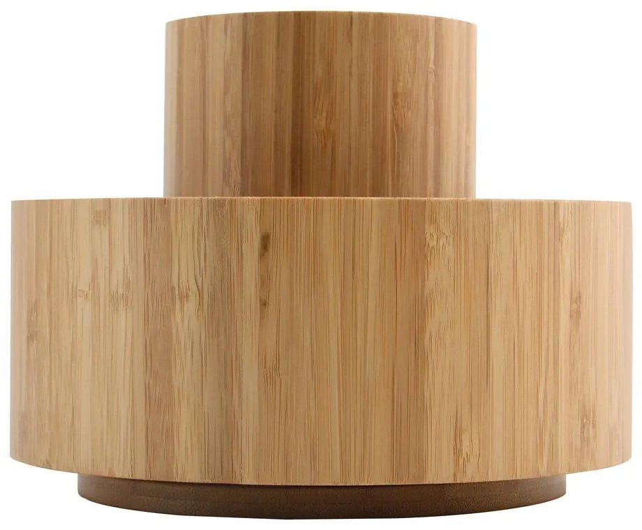 Бамбуков органайзер за козметика/въртящ се в естествен цвят Isalys – MSV