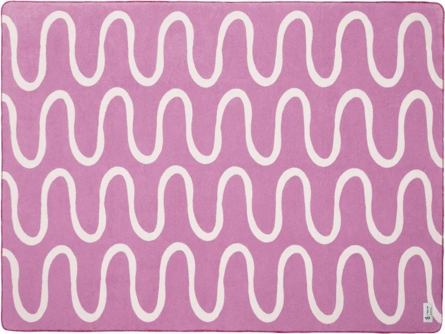 Розово одеяло 150x200 cm Swirl – noo.ma