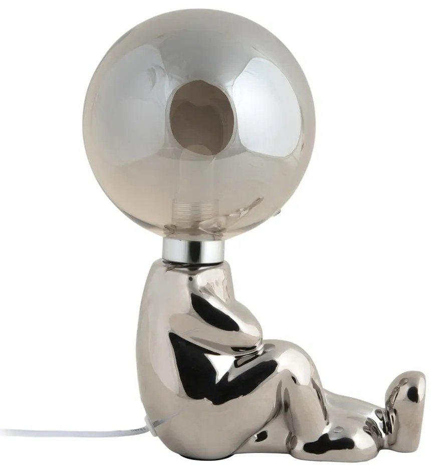 Бебешка лампа в сребрист цвят Joey – Leitmotiv