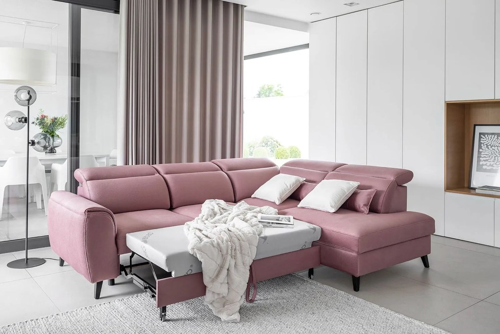 Ъглов диван Vuelta-Roz-Left