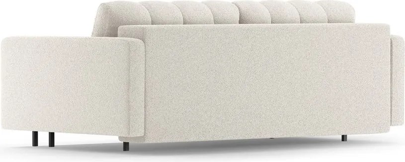 Кремав разтегателен диван с място за съхранение от букле 222 cm Bali – Cosmopolitan Design