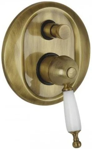 Смесител за вграждане Bugnatese Oxford II-Bronze - White