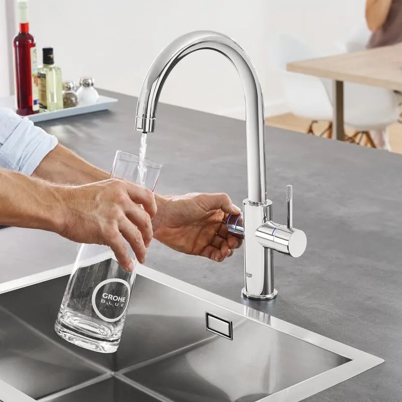 Кухненски кран Grohe Blue Home II με φίλτρο και ψύκτη