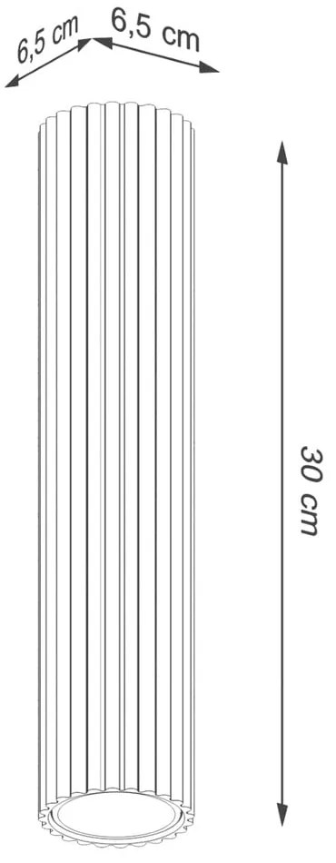 Кремав прожектор Gleam – Sollux