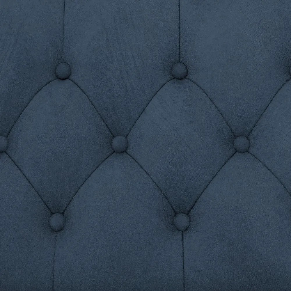 Тъмносин кадифен разтегателен диван 236 cm Felix – Støraa