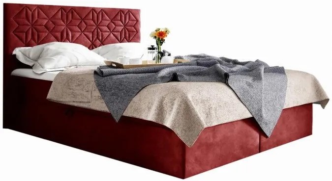 Тапицирано легло Box 1-Kokkino-180 x 200