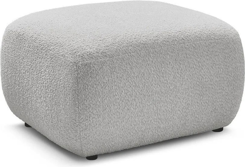 Светлосива табуретка от прежда с примки от букле Montaigne – Bobochic Paris