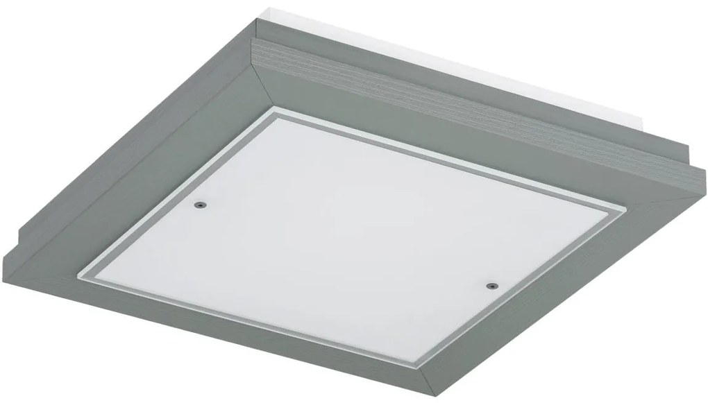 Argon 7269 - Плафон TABOR 2xE27/15W/230V 32x32 см сив