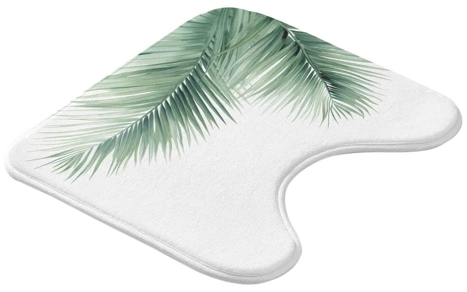 Бял/зелен килим за баня WC 45x45 cm Havane – douceur d'intérieur