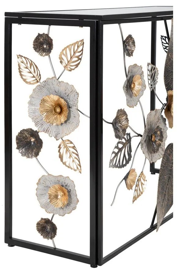 Черна конзолна маса 42x112 cm Glam Dark - Mauro Ferretti