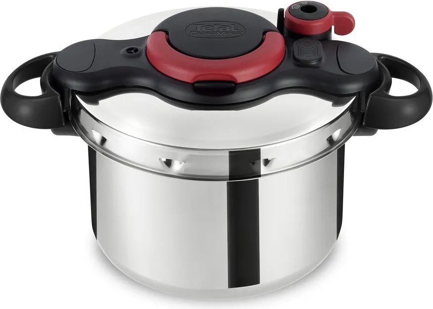 Тенджера под налягане от неръждаема стомана 6 l Clipso Minut Easy P4620768 – Tefal