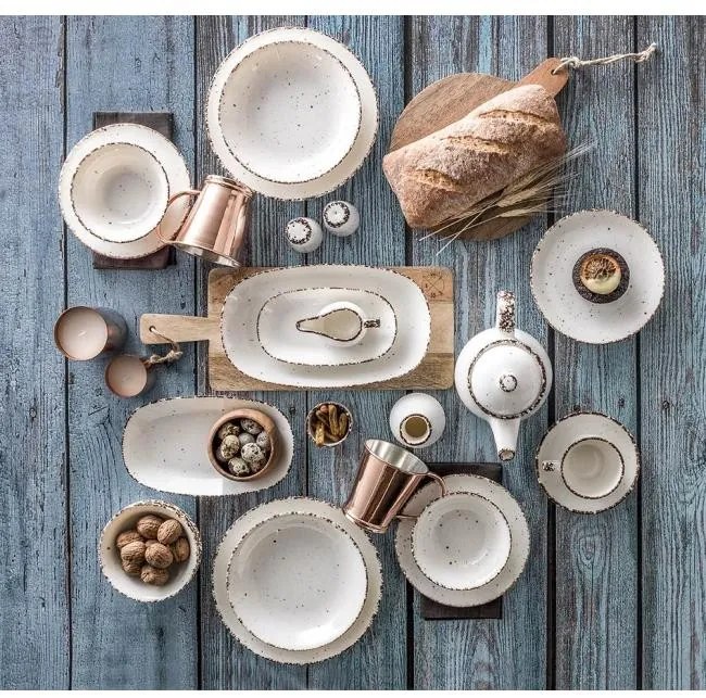 Gural Porselen - Порцеланова чиния 20см-SIDE-(GBSRD20DU58KH)