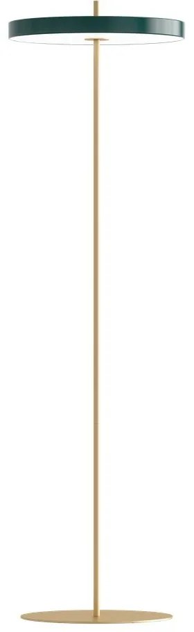 Тъмнозелена LED затъмняваща се подова лампа с метален абажур (височина 151 cm) Asteria Floor – UMAGE