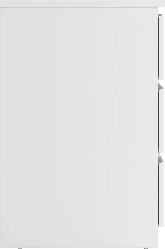 Бял скрин 77x76x50 cm Naia – Tvilum