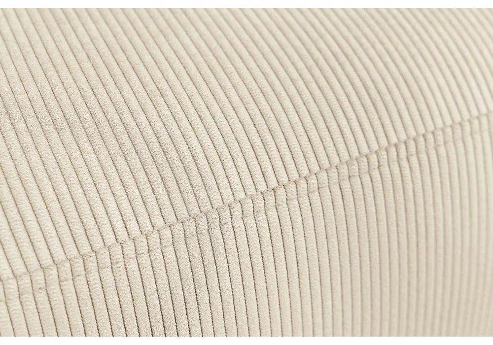 Кремав кадифен ъглов диван Enjoy – Bobochic Paris