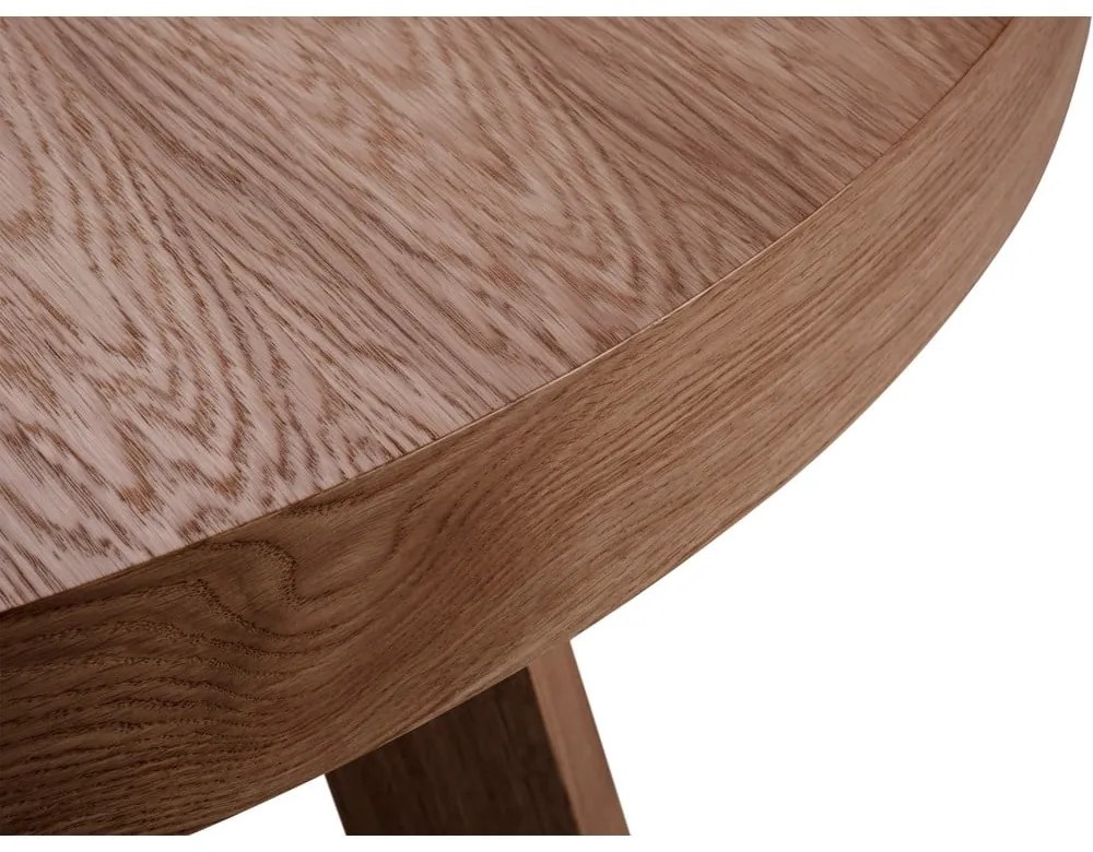 Разгъваема маса от дъбова дървесина, ø 130 cm Bodil - Windsor & Co Sofas