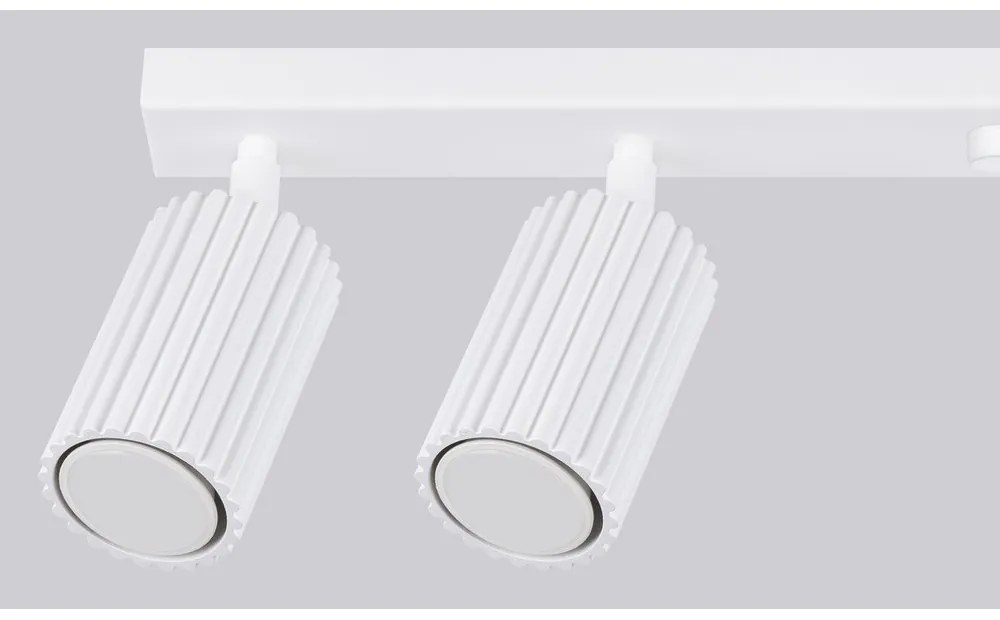 Бял прожектор 6,5x117 cm Gleam – Sollux