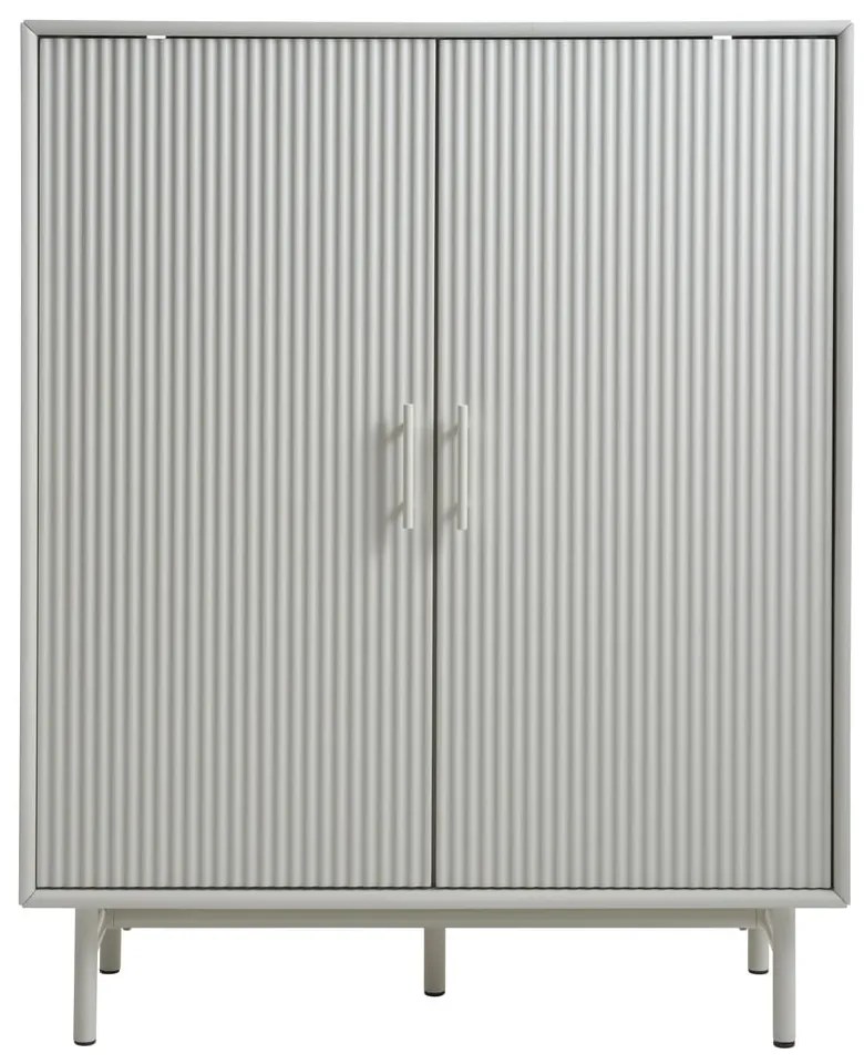 Сиво шкафче 100x125x40 cm Palma – Unique Furniture