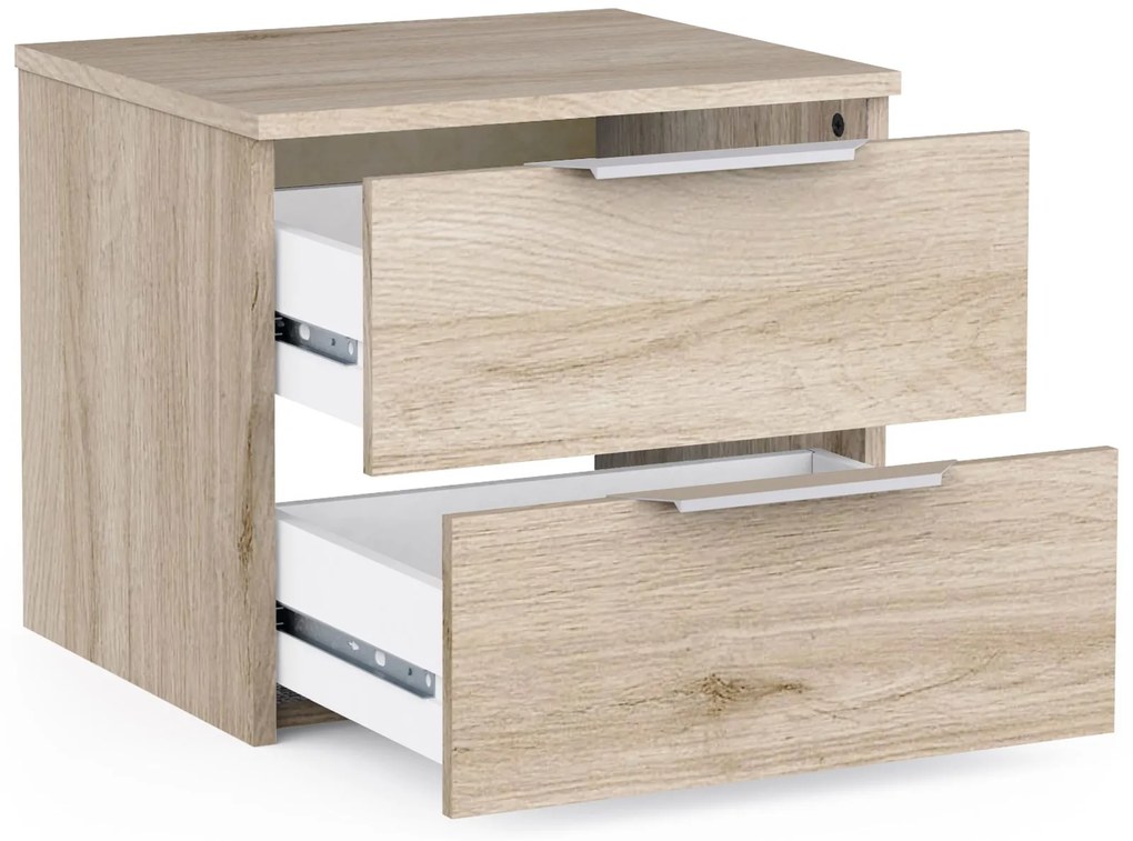 Нощно шкафче Yurei 2 чекмеджета - Drus