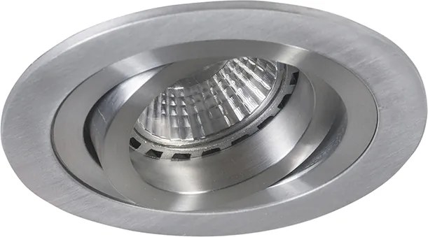 Интелигентен модерен вграден прожектор стомана вкл. Wifi GU10 източник на светлина - Rondoo