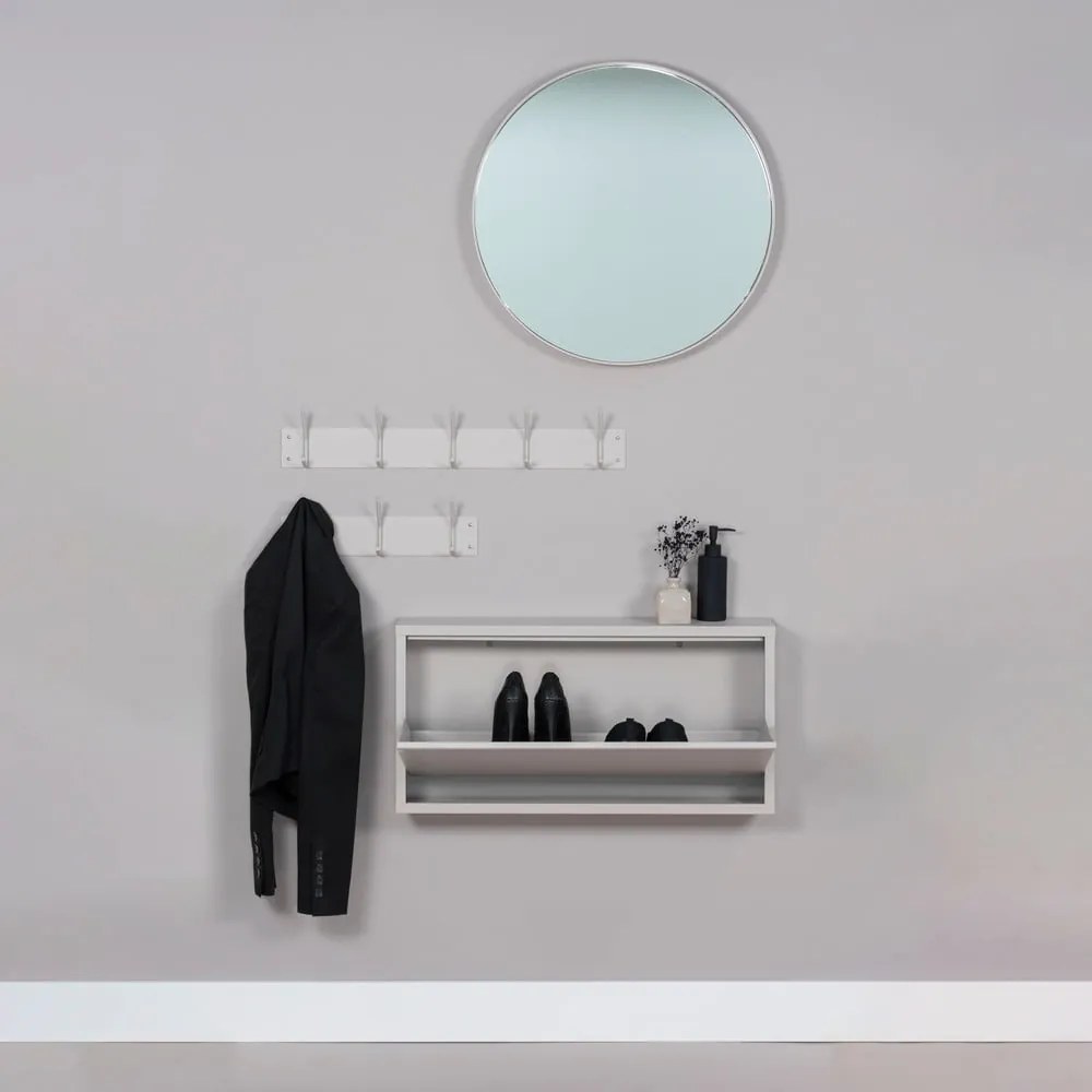 Кафяво-сива метална стенна закачалка 70 cm Fusion – Spinder Design