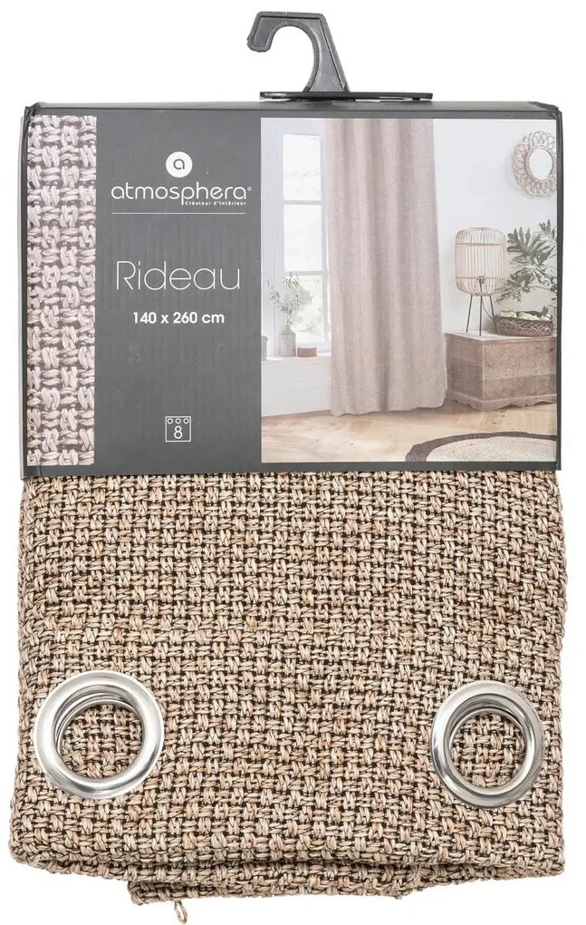 Завеса atmosphera Wild Mesh, 140x260 cm - Бежов