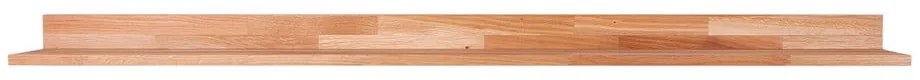 Стенен рафт от масивен дъб в естествен цвят 150 cm Kalle – Interia Home & Living
