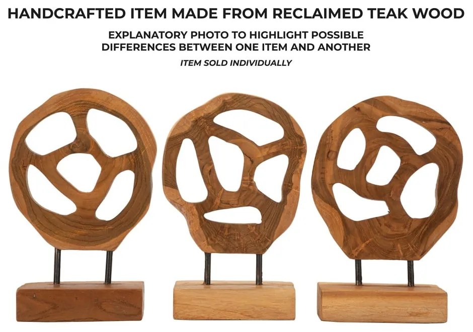 Дървена статуя (височина 27 cm) Lubang – Mauro Ferretti