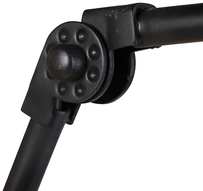 Интелигентен стенен аплик черен регулируем с Wi-Fi A60 - Wye