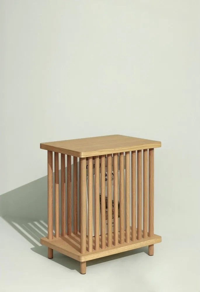 Странична масичка от декор от дъб 27x37 cm Acorn – Hübsch