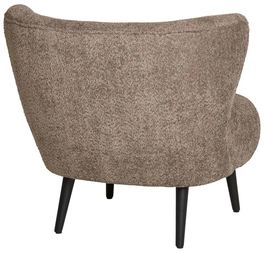 Кафяво кресло от букле Covelo – House Nordic