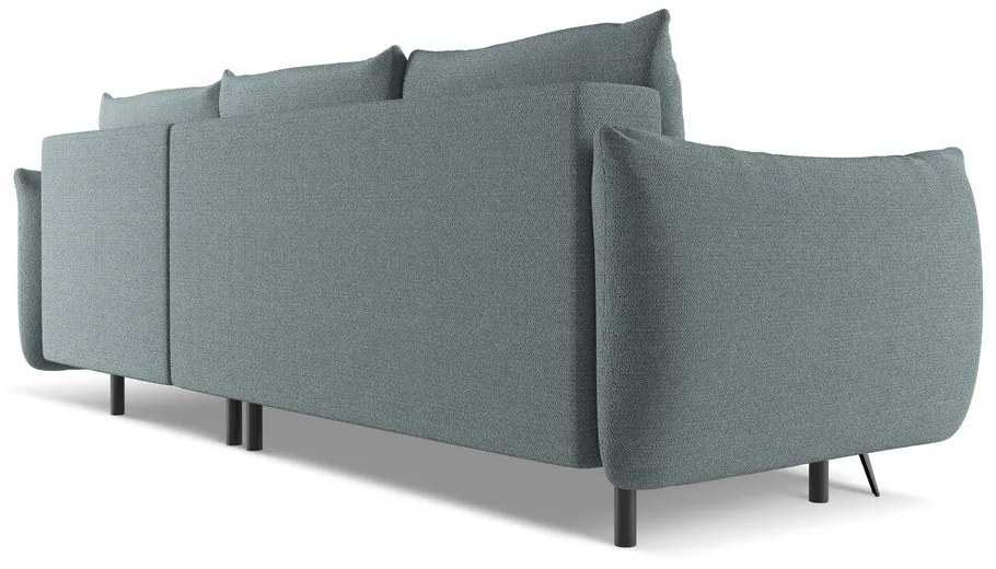 Светлосин ъглов диван (десен ъгъл) Malie – Makamii