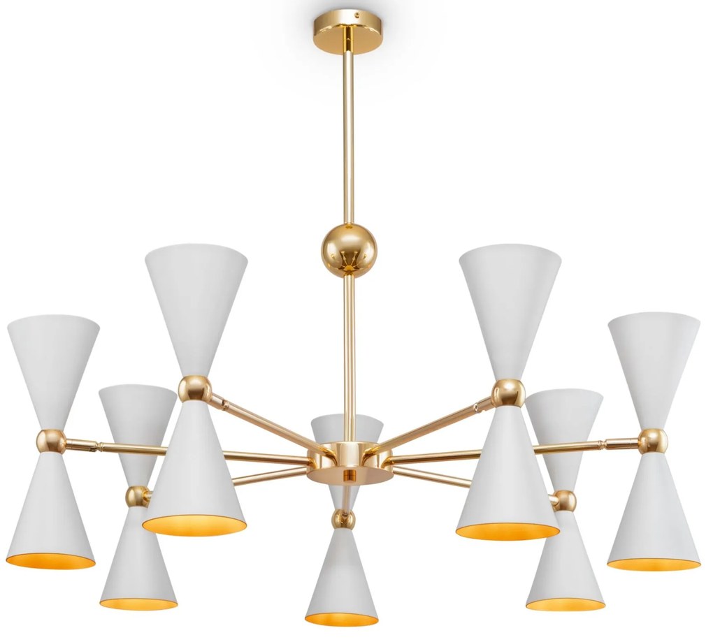 Плафон Maytoni New Series 108 Chandelier-White-Gold