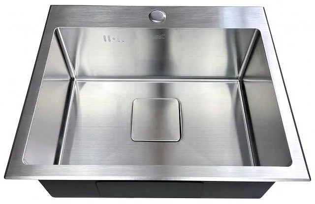 Кухненска мивка ICK 5032, Inter Ceramic, алпака, едно корито, със сифон, 50x42см