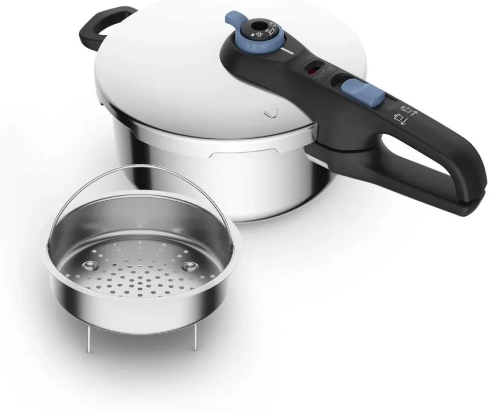 Tefal - Тенджера под налягане 4 l SECURE TRENDY неръждаем