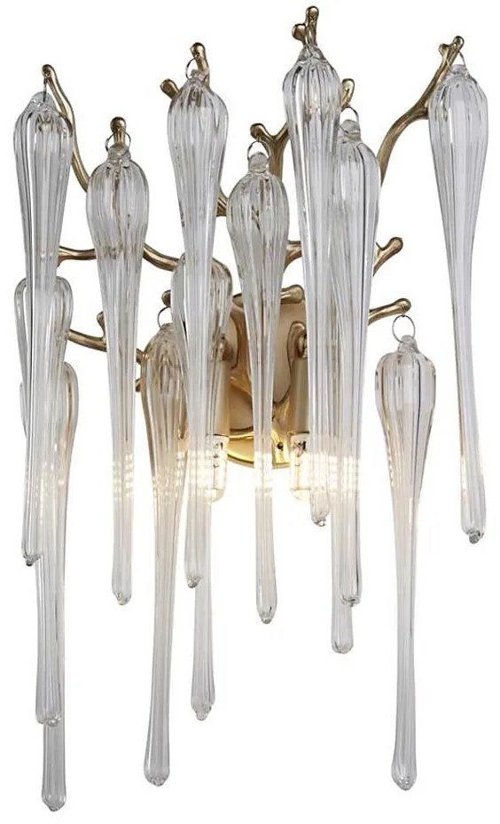 Searchlight 10425-2GO - Стенно осветително тяло HERITAGE 2xG9/33W/230V